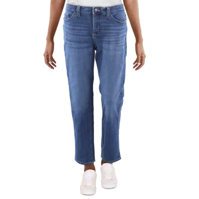 Lee Womens Stretch Denim Straight Leg Jeans
