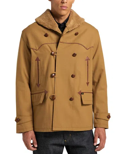 Lee Wool-blend Jacket In Brown