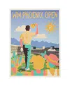 Lee Wybranski Art & Design Lee Wybranski Art Design Wm Phoenix Open 18" X 24" Poster In White