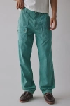 Lee X Crayola Carpenter Jean In Magic Mint Stripe, Men's At Urban Outfitters In Green
