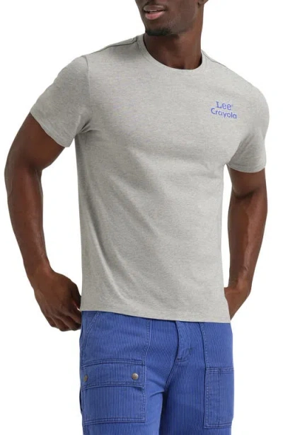 Lee X Crayola Graphic T-shirt In Gray