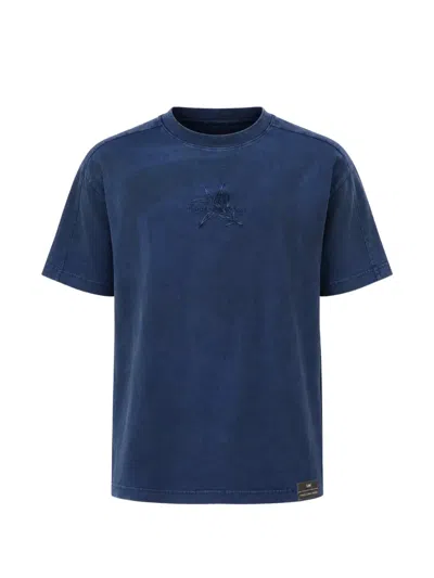 Lee X Feng Chen Wang Cotton T-shirt In Blue