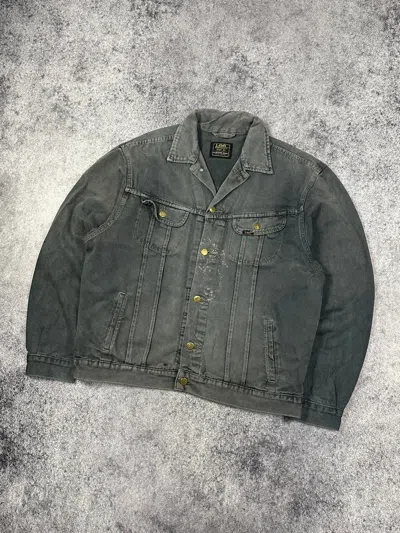 Pre-owned Lee X Vintage Lee Rider Jacket Streetwear Casual Usa 90's Vtg Xl In Denim