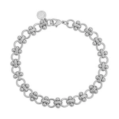 Leeada Jewelry Women's Chloe Chain Bracelet - Silver In Metallic