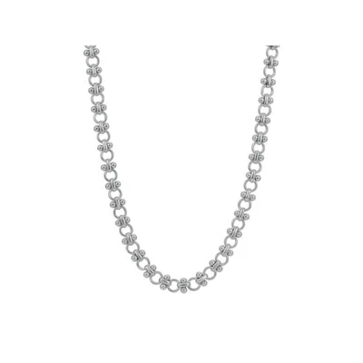 Leeada Jewelry Women's Chloe Chain Necklace - Silver In Metallic