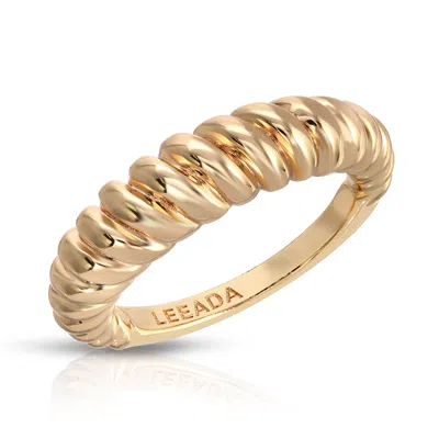 Leeada Jewelry Women's Gold Flora Ring