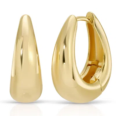 Leeada Jewelry Women's Gold Malia Hoops