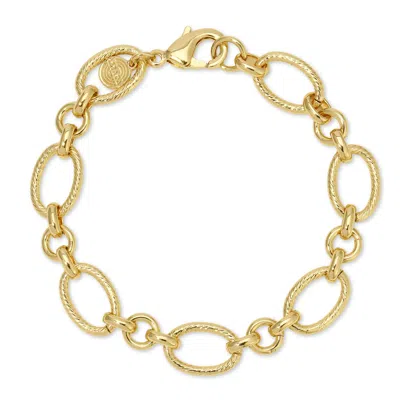 Leeada Jewelry Women's Gold Mia Chain Bracelet