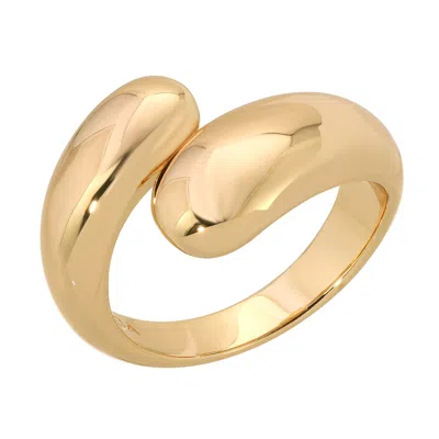 Leeada Jewelry Women's Gold Realm Dome Wrap Ring