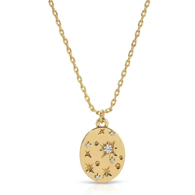 Leeada Jewelry Women's Gold Stevie Long Pendant Necklace