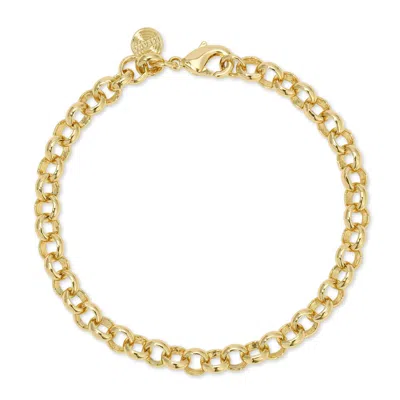 Leeada Jewelry Women's Gold Zadie Chain Bracelet