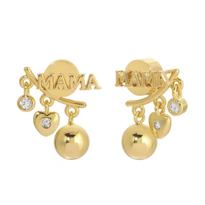 Leeada Jewelry Women's Leeada X Officially Quigley Capsule - Goode Mama Earrings - Gold