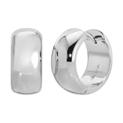 Leeada Jewelry Women's Miche Huggies - Silver