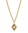 Leeada Ty Pendant Necklace In Gold In Gold