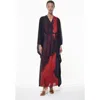 Leem Belted Printed Kaftan In Multicolor
