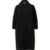 Leem Boxy Biker Coat In Black