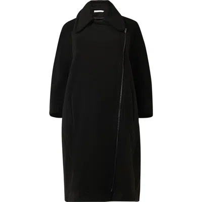 LEEM LEEM BOXY BIKER COAT