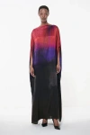 Leem Gradient Printed Kaftan In Multicolor