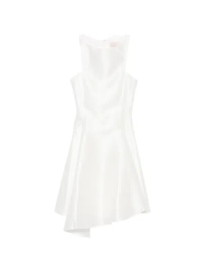 Leen Mougrhabi Yasmin Asymmetric Mini Dress In White