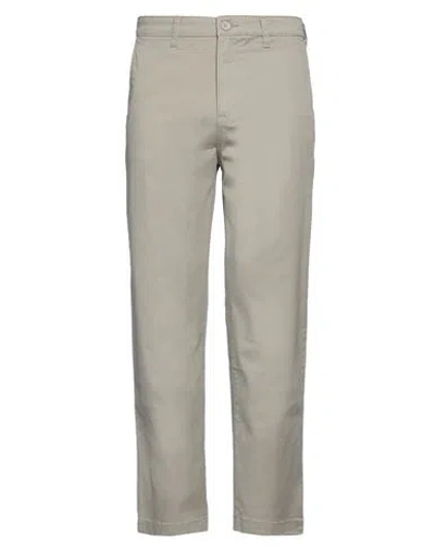 Leesures By Lee Man Pants Grey Size 32w-32l Cotton, Elastane In Neutral