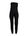 Leetha Woman Jumpsuit Black Size S Cashmere, Silk In Black
