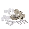 Leeway Home Leeway The Full Way 44-piece Dinner Service Set In Sand Solid