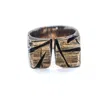 Lef Jewelry Men's Rose Gold / Black Knuckles In Multi
