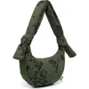 Lefrik Biwa Puffy Micro Bag In Floral Green