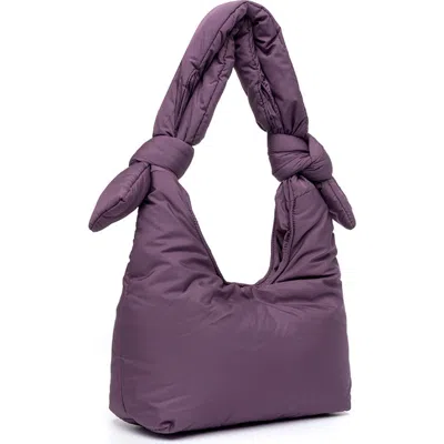 Lefrik Biwa Puffy Mini Bag In Plum