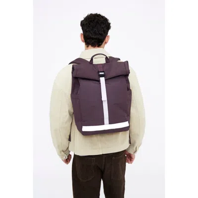 Lefrik Lars Roll Backpack In Purple