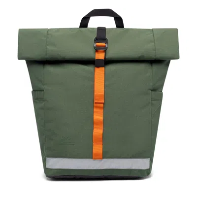 Lefrik Men's Green Lars Roll Top Backpack Vandra Pine