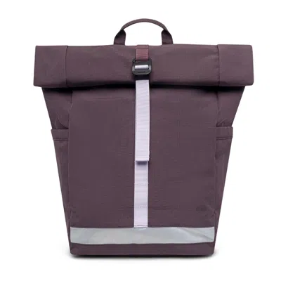 Lefrik Men's Purple Lars Roll Backpack Wine