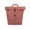 Lefrik Men's Red Roll Mini Backpack Bronze In Black