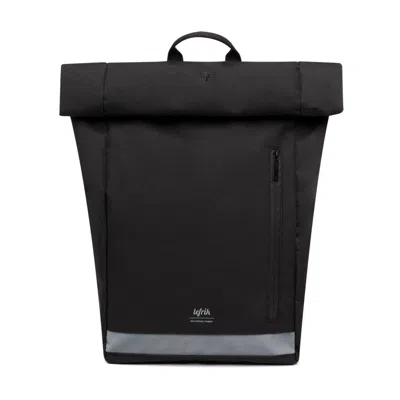 Lefrik Men's Roll Top Reflective Backpack Black