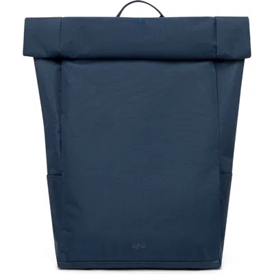 Lefrik Roll Backpack In Blue