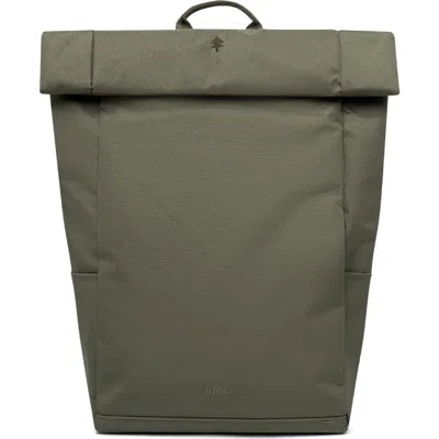 Lefrik Roll Backpack In Green