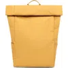 Lefrik Roll Backpack In Yellow