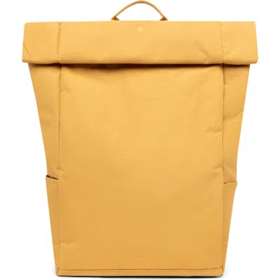 Lefrik Roll Backpack In Yellow