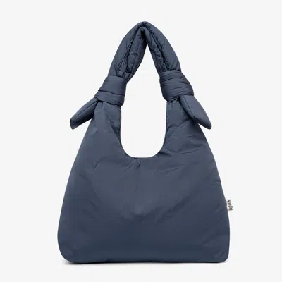 Lefrik Women's Blue Biwa Puffy Bag Maibon