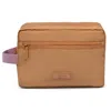 Lefrik Women's Brown Kei Double Washbag Toffee Vandra