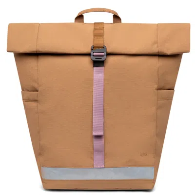 Lefrik Women's Brown Lars Roll Backpack Toffee Vandra