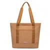 Lefrik Women's Brown Strata Tote Bag Toffee Vandra