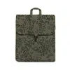 Lefrik Women's Green Handy Mini Backpack Printed Cheeta In Green