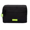 Lefrik Women's Kei Double Washbag Black Lime Vandra