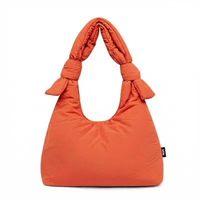 Lefrik Women's Orange Biwa Bag Koi