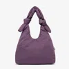 Lefrik Women's Pink / Purple Biwa Puffy Bag Plum
