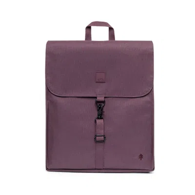 Lefrik Women's Purple Handy Mini Backpack Stripes Maroon