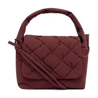 Lefrik Women's Red Ani Bag Braided Burgundy