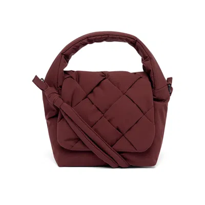 Lefrik Women's Red Ani Mini Bag Braided Burgundy