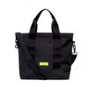 Lefrik Women's Strata Mini Bag Black Lime Vandra